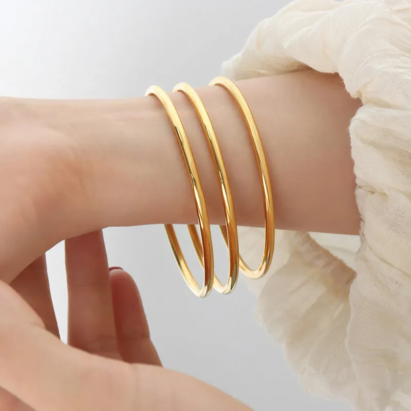 Wholesale Titanium Steel Gold Plated Ring Bracelet light_wish_jewels