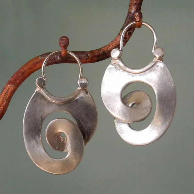 Wholesale Vintage Circle Alloy Earrings