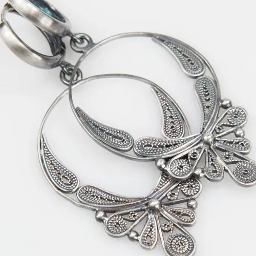 Wholesale Vintage Flower Alloy Earrings