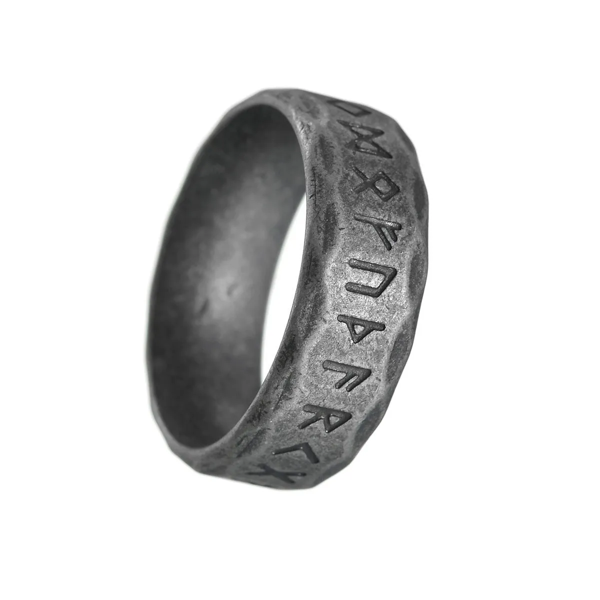 Wholesale Vintage Nordic Viking Rune Titanium Steel Ring