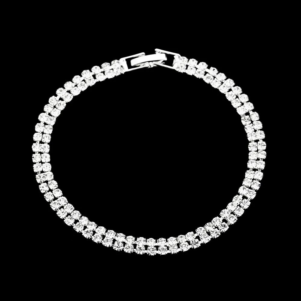 Wholesale Wedding Bride Rhinestone Earrings