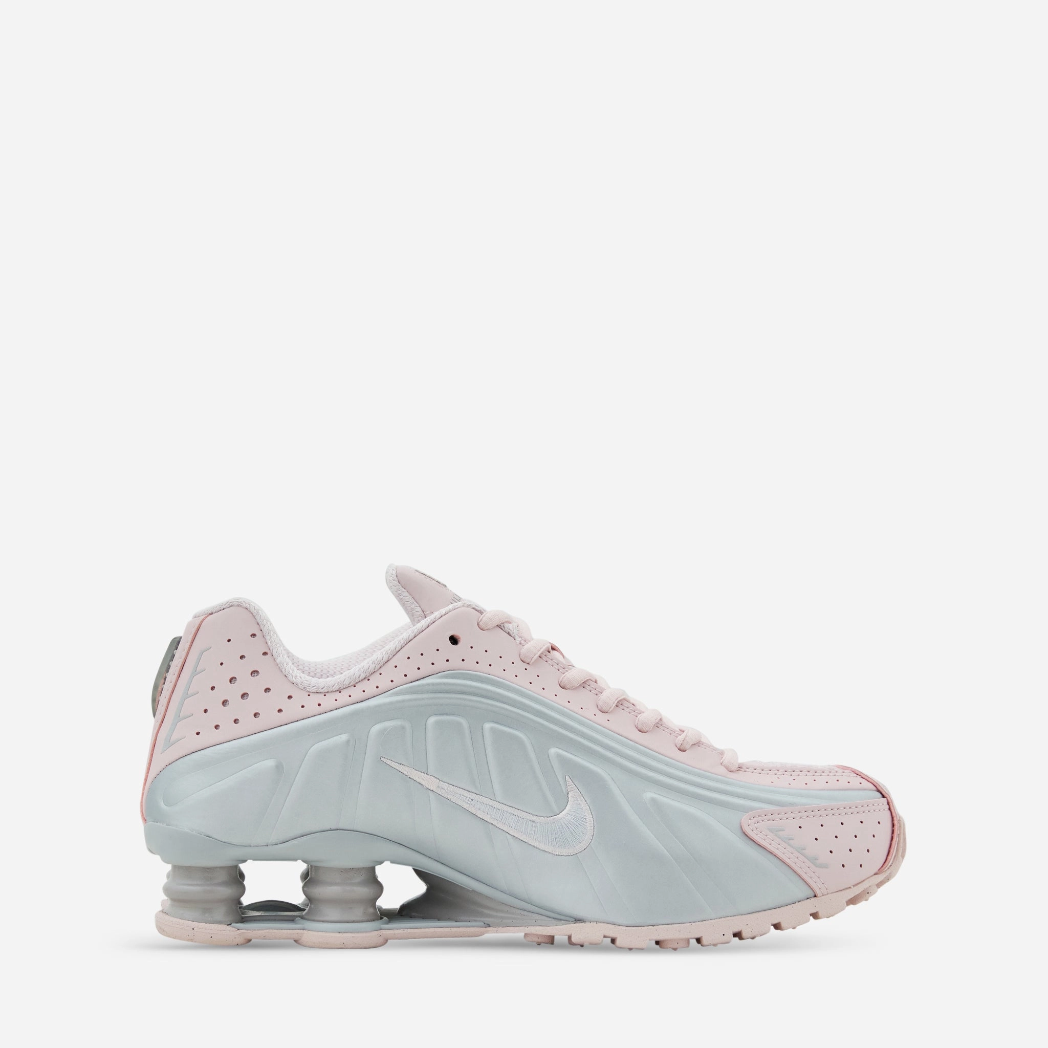 Women's Shox R4 Barely Rose | Metallic Platinum