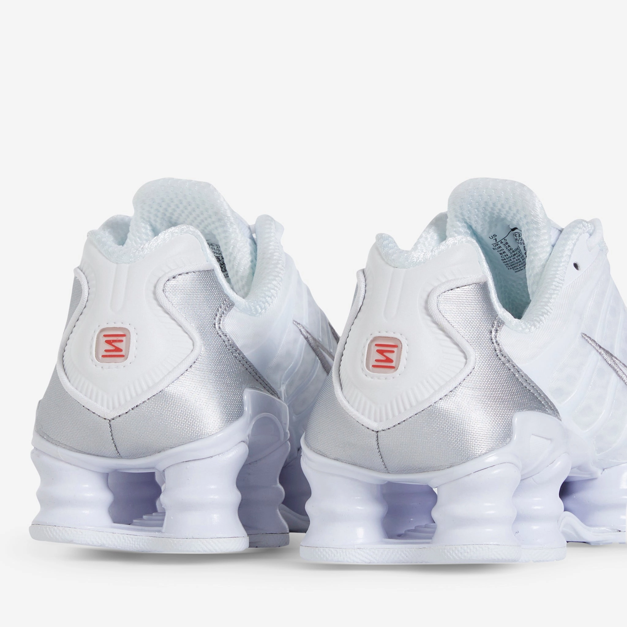 Women's Shox TL White | White | Metallic Silver | Max Orange