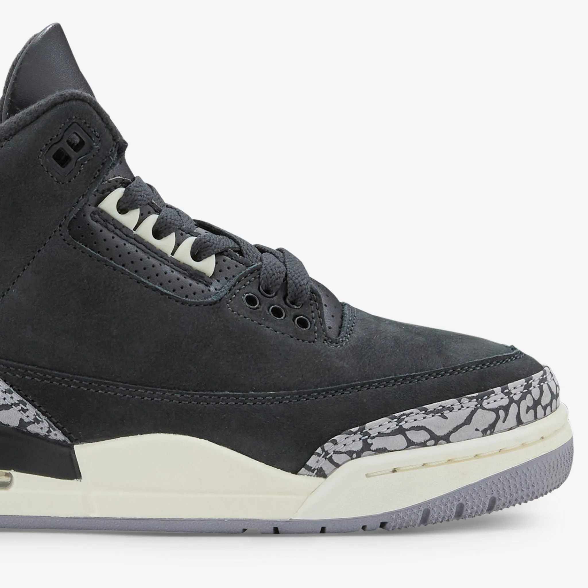 Women's Air Jordan 3 Retro Off Noir | Black | Sail | Cement Grey