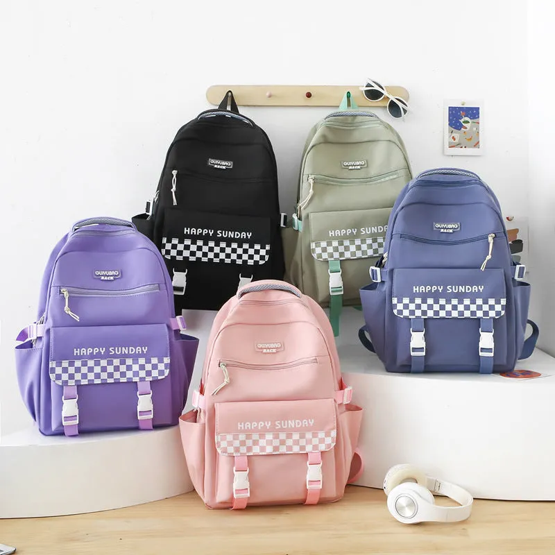 women's large capacity backpack school bag 