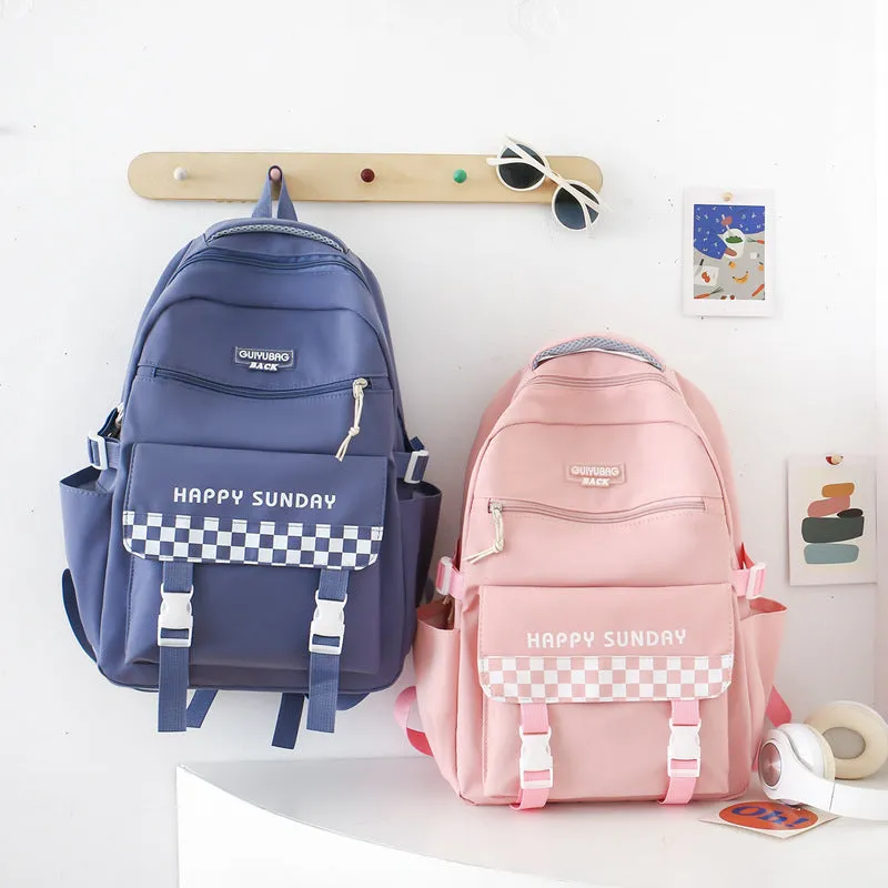 women's large capacity backpack school bag