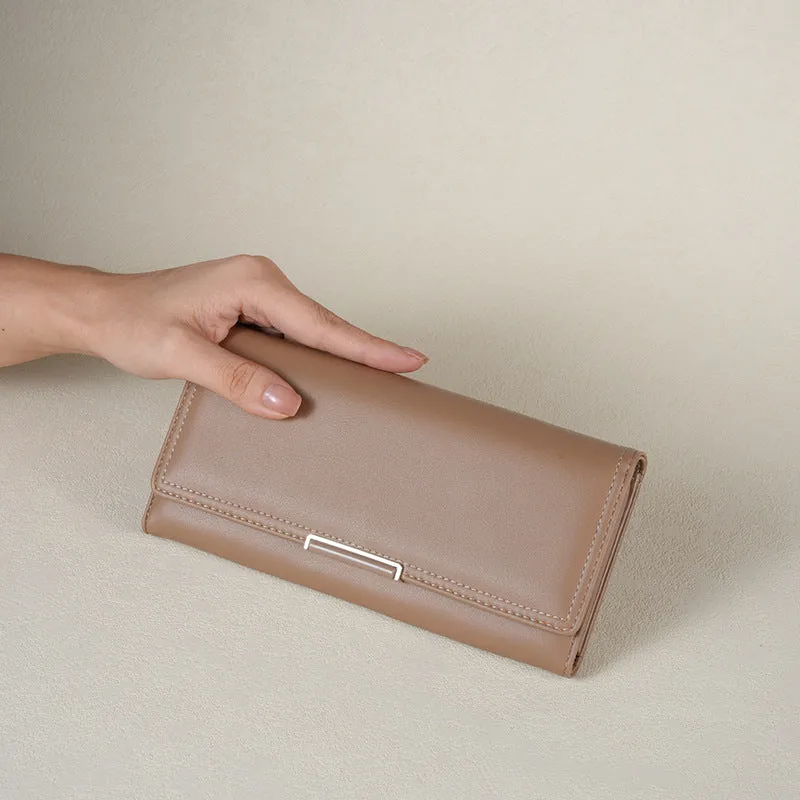 Women's long clutch bag wallet