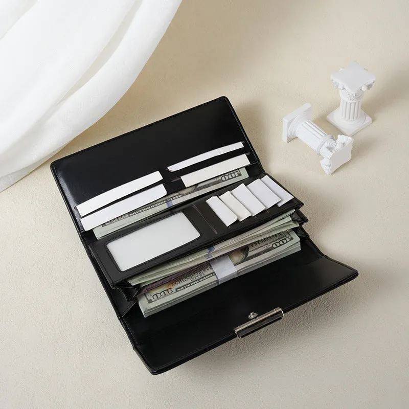 Women's long clutch bag wallet