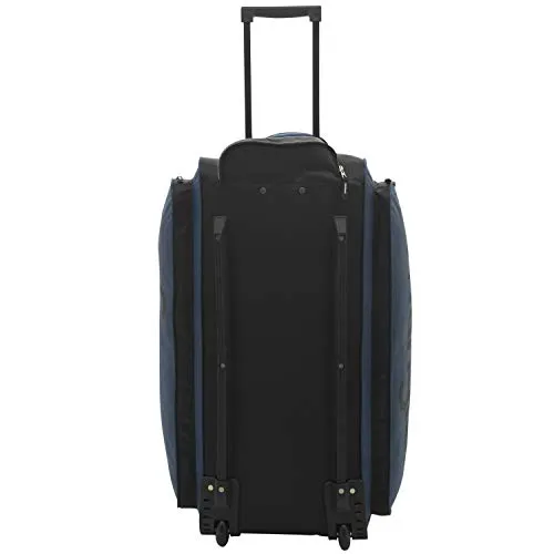 Wrangler Wesley Rolling Duffel Bag, Navy Blue, Large 30-Inch