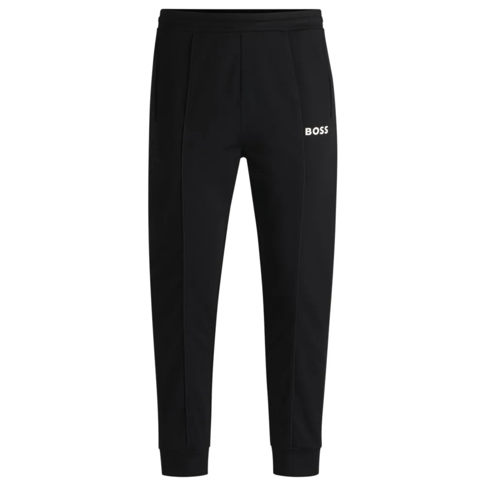 x Matteo Berrettini Regular-fit trousers in stretch gabardine with logo detail