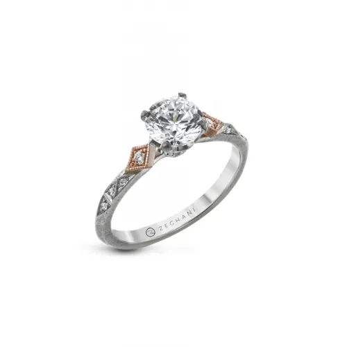Zeghani Under Halo Engagement Ring Zr2113