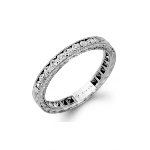 Zeghani Vintage Vixen Wedding Band Zr282