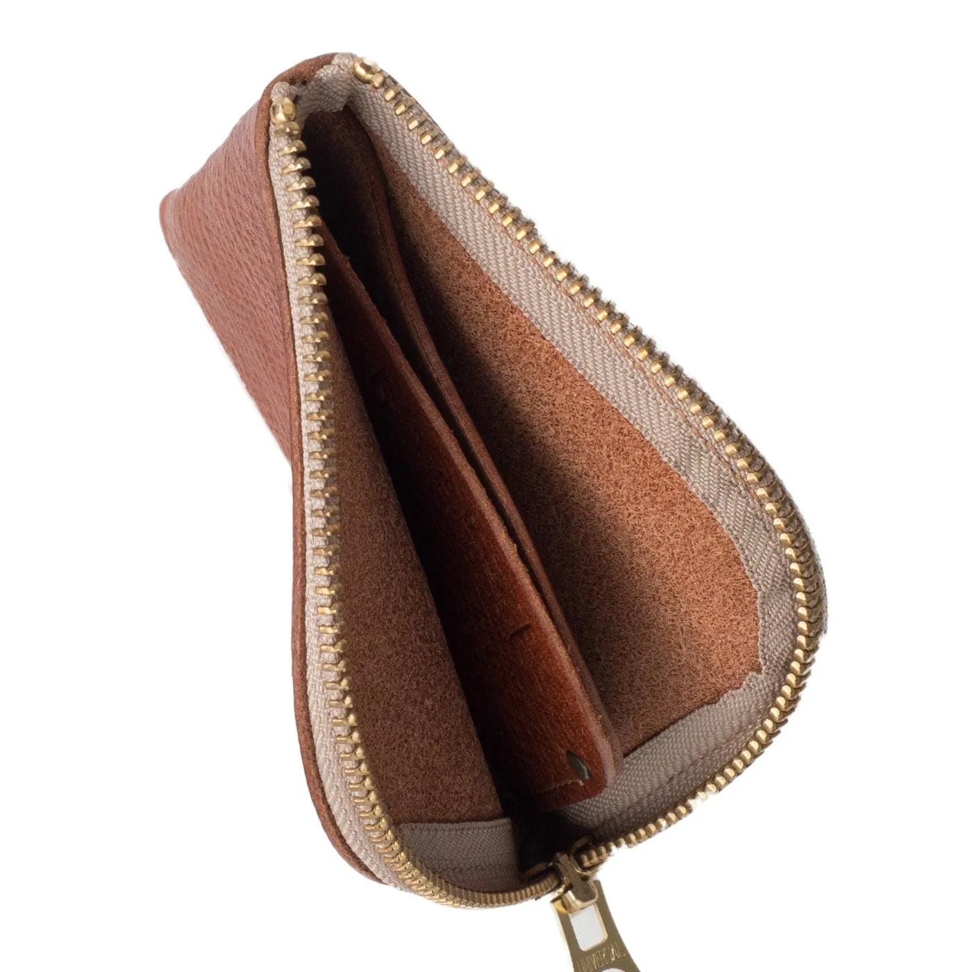 Zip Wallet Embossed Leather Limited Edition (Brown)